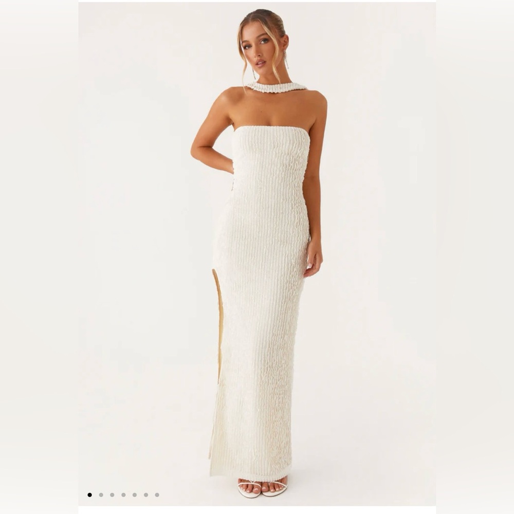 Peppermayo Sadie Ivory Maxi Dress